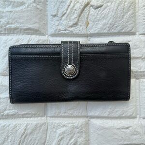 Fossil genuine leather Black wallet